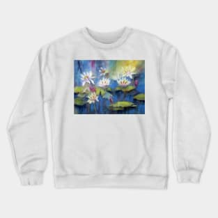 Water Lilies Crewneck Sweatshirt